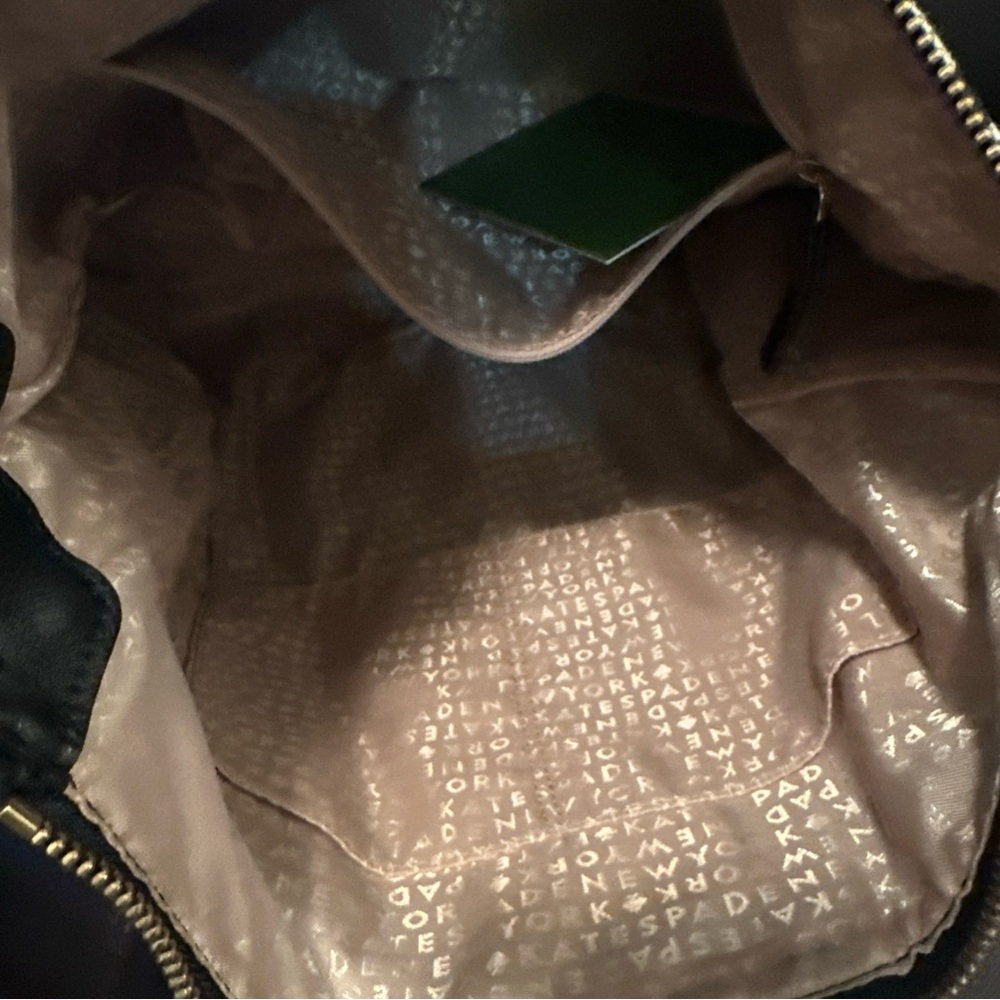 Kate Spade Black and Pink Patterned HOBO Bag - Picture 7 of 10